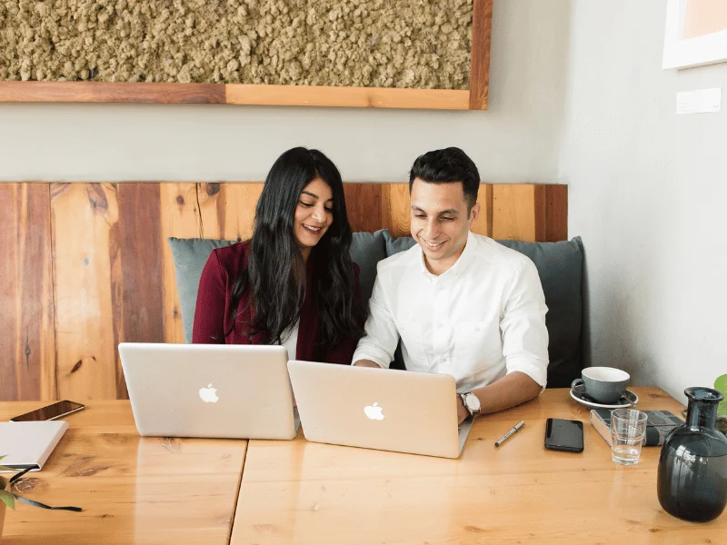 Acquire New Customers with Marketing Agency Digitalina.io - Alina and Naee working